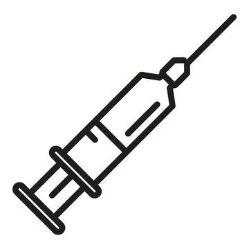 Insomnia injection icon outline vector. Sleep problem 스톡 일러스트