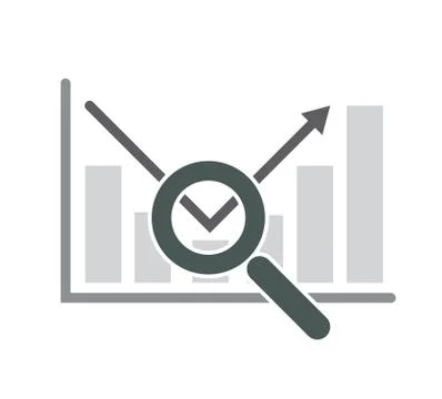 Inspect trend vector Stock Illustration