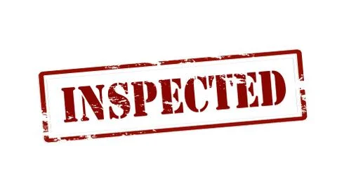 Inspected Stock Illustration