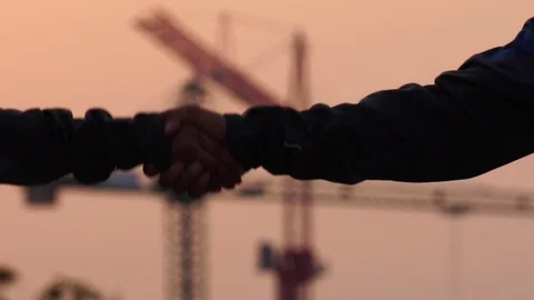 Inspecting Engineer in Construction Site Video stock 124458890