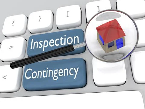 Inspection Contingency concept Stock Illustration