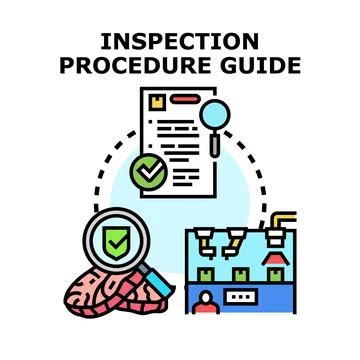 Inspection procedure guide for quality control and assurance 库存插图