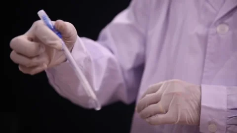 Inspector experimental sampling (1) Stock Footage 202235468