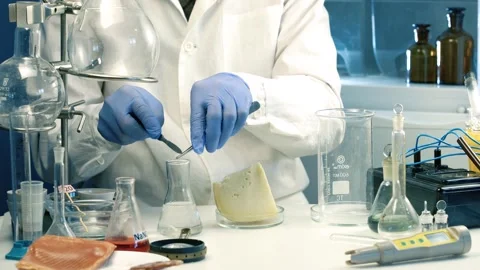 The Inspector's for research in the laboratory. Stock Footage 169404159