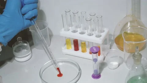 The Inspector's for research in the laboratory. Stock Footage 220256749