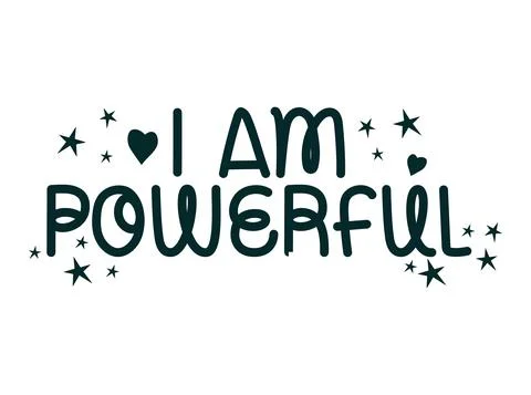 Inspiration affirmation design Stock Illustration