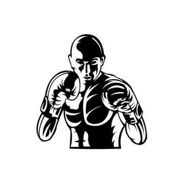 Inspiration Boxing logo Stock Illustration