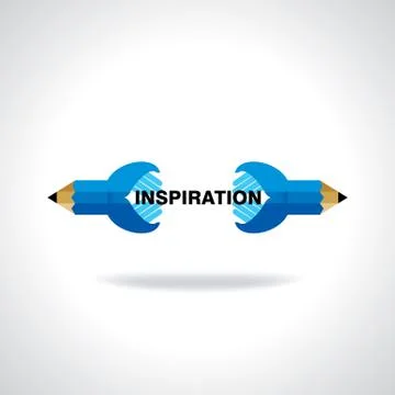 Inspiration concept Stock Illustration