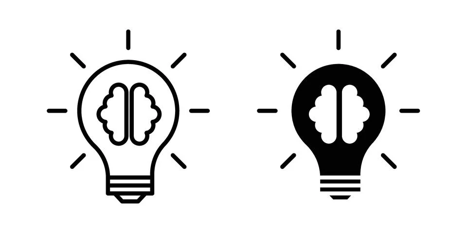 Inspiration icon vector design illustrations Stock Illustration