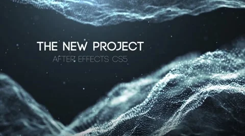 The Inspiration Movie Trailers and Titles Particles Opening Credits Stock After Effects