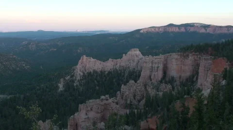 Inspiration Point Dusk 1 Stock Footage 668972