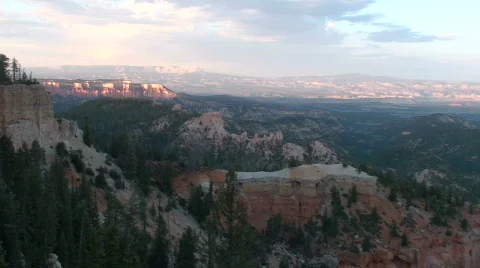 Inspiration Point Sunset 4 Stock Footage 668948