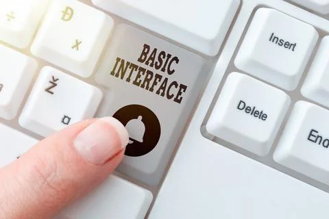 Inspiration showing sign Basic Interface. Business showcase boundary across Stockfoto's