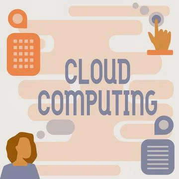 Inspiration showing sign Cloud Computing. Business overview use a network of イラスト素材