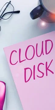 Inspiration showing sign Cloud Disk. Concept meaning web base service that Foto stock