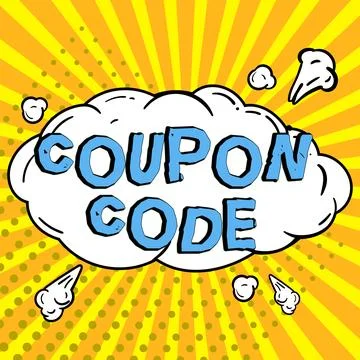 Inspiration showing sign Coupon Code. Business overview ticket or document that Stock Illustration