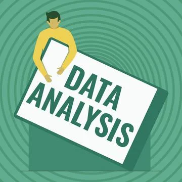 Inspiration showing sign Data Analysis. Business overview Translate numbers to Stock Illustration