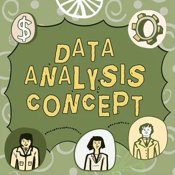 Inspiration showing sign Data Analysis Concept. Business approach evaluating Stock-Illustration