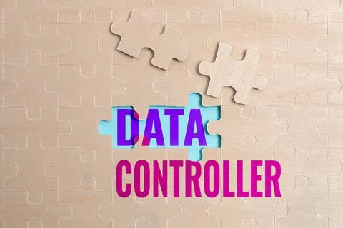 Inspiration showing sign Data Controller. Conceptual photo person who determines Stockfoto's
