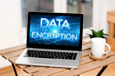 Inspiration showing sign Data Encryption. Conceptual photo Symmetrickey Stock Photos