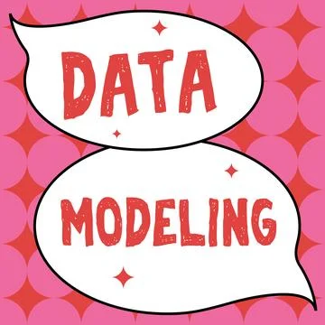 Inspiration showing sign Data Modeling. Business idea process of transferring Stock Illustration