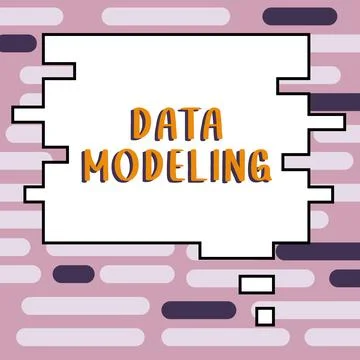 Inspiration showing sign Data Modeling. Business concept process of transferring Stock Illustration