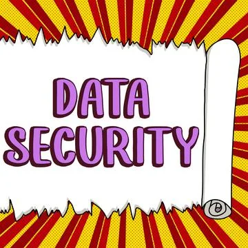 Inspiration showing sign Data Security. Word Written on Confidentiality Disk イラスト素材