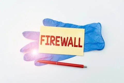 Inspiration showing sign Firewall. Internet Concept protect network or system 写真素材
