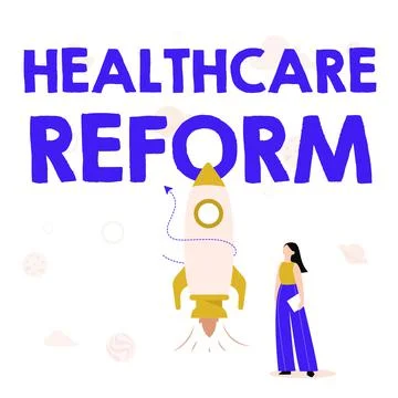 Inspiration showing sign Healthcare Reform. Business concept Innovation and Stock Illustration