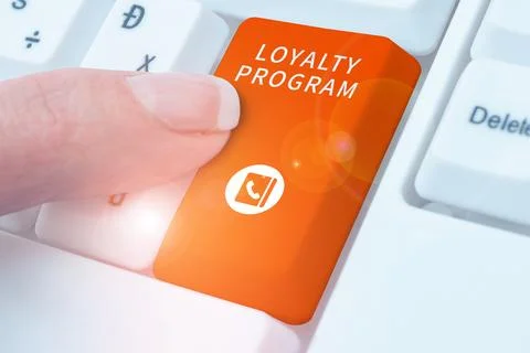 Inspiration showing sign Loyalty Program. Business overview marketing effort Fotos de archivo