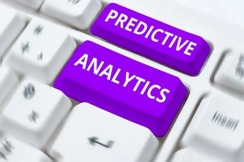 Inspiration showing sign Predictive Analytics. Word Written on Optimize Foto stock