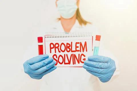 Inspiration showing sign Problem Solving. Word for to find an answer or means of Foto stock