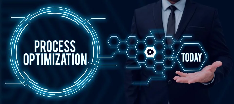 Inspiration showing sign Process Optimization. Business concept Improve Stock Photos