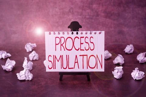 Inspiration showing sign Process Simulation. Business showcase Technical Stock Photos