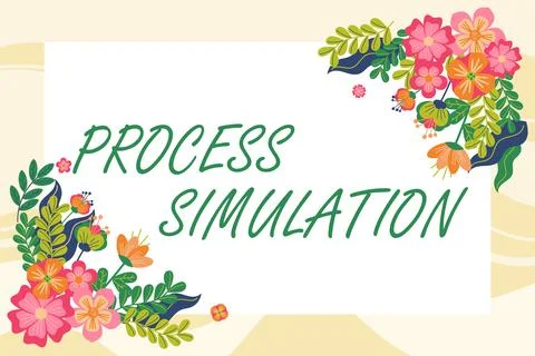 Inspiration showing sign Process SimulationTechnical Representation Fabricated 스톡 일러스트