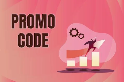 Inspiration showing sign Promo Code. Business approach digital numbers that give Stock Illustration