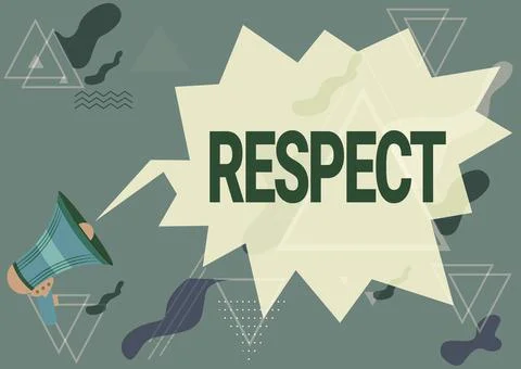 Inspiration showing sign Respect. Conceptual photo Feeling of deep admiration Stock Illustration