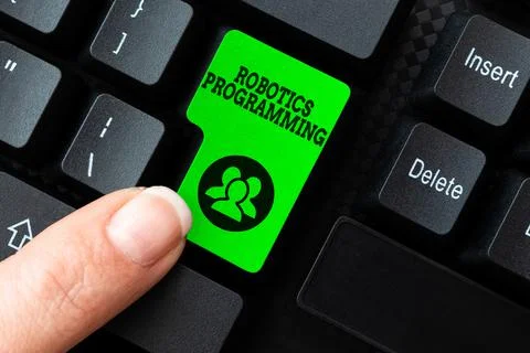 Inspiration showing sign Robotics Programming. Conceptual photo software that Foto stock