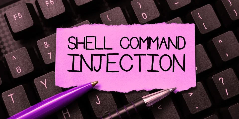 Inspiration showing sign Shell Command Injection. Word Written on used by Stock Photos