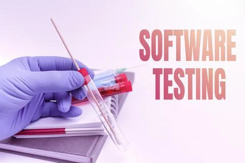 Inspiration showing sign Software Testing. Business idea investigation provide 写真素材