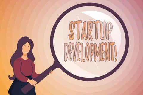 Inspiration showing sign Startup Development. Concept meaning efficiently Stock Illustration