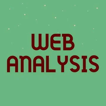 Inspiration showing sign Web Analysis. Internet Concept Web Analysis Line Stock Illustration