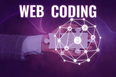 Inspiration showing sign Web Coding. Internet Concept work involved in Stock Photos