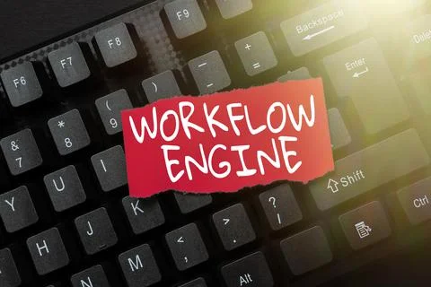 Inspiration showing sign Workflow Engine. Business approach software application 写真素材