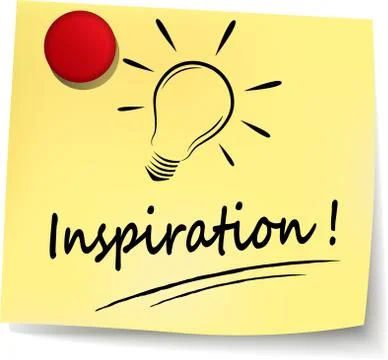 Inspiration sign Stock Illustration