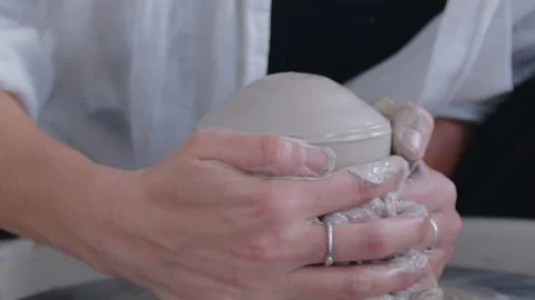 Inspirational Creativity: Witness the Mesmerizing Process of a Tenacious Stock Footage 254074121