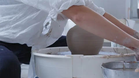 Inspirational Creativity: Witness the Mesmerizing Process of a Tenacious Stock Footage 254403775