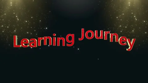 Inspirational learning journey concept with cosmic background for education Vídeos de archivo 347345353
