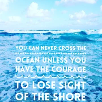 Inspirational ocean image Stock Photos