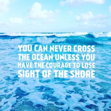Inspirational ocean image Stock Photos